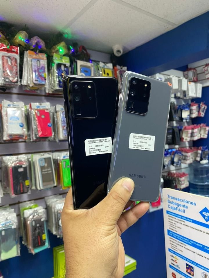 celulares y tabletas - SAMSUNG GALAXY S20 ULTRA DE 128GB #DESBLOQUEADO #FACTORY
 0