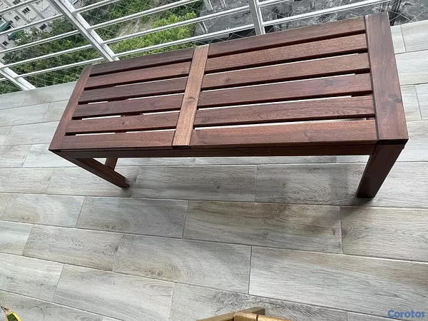 muebles y colchones - Banco para terraza y/o balcón con su cojín a juego 3