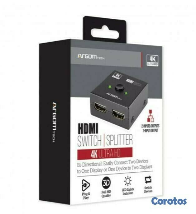 accesorios para electronica - Switch hdmi 2 en 1, interruptor hdmi  2