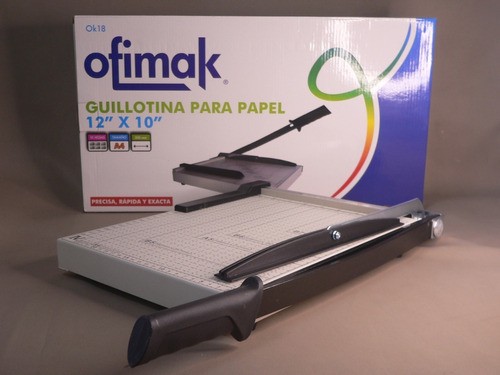 impresoras y scanners - CIZALLA,GUILLOTINA  CON BASE DE METAL 10 x12  GUIA MAGNETICA PARA EL AJUSTABLE 0