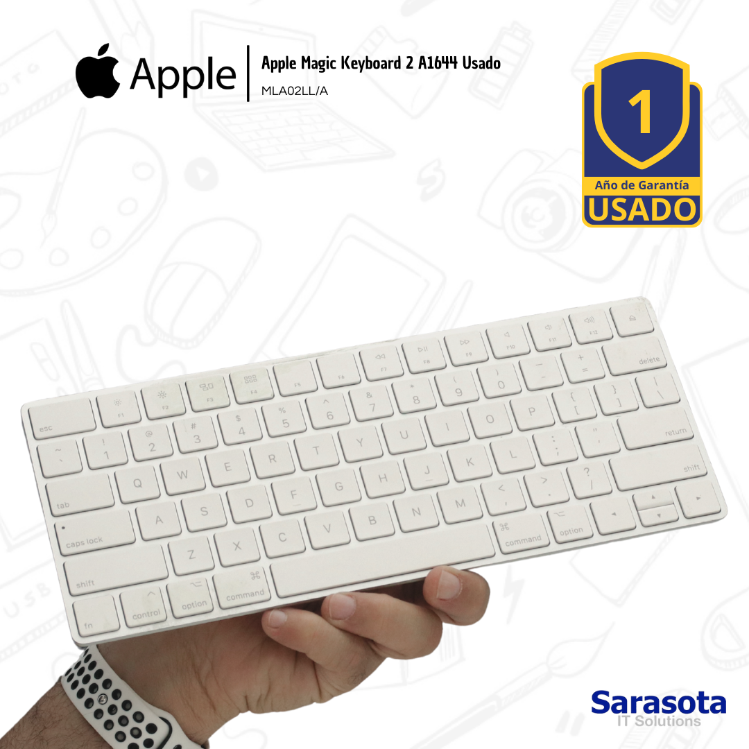 accesorios para electronica - Apple Magic Keyboard 2 A1644 Usado