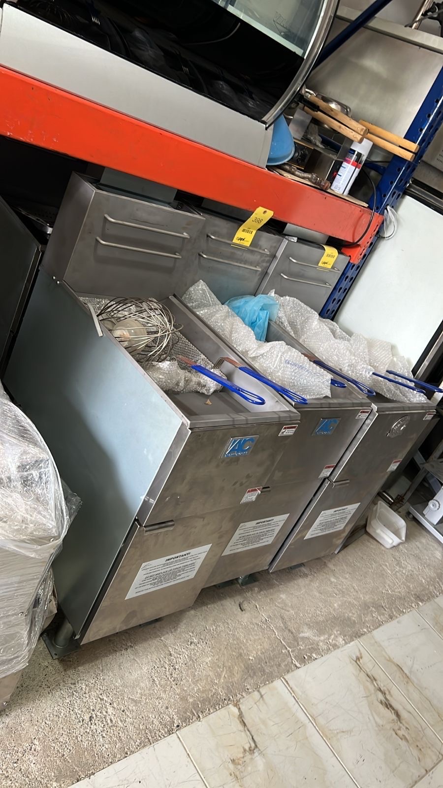 construccion e industrial - Freidoras Americanas de 2 canastos 40L (Nuevas)  1