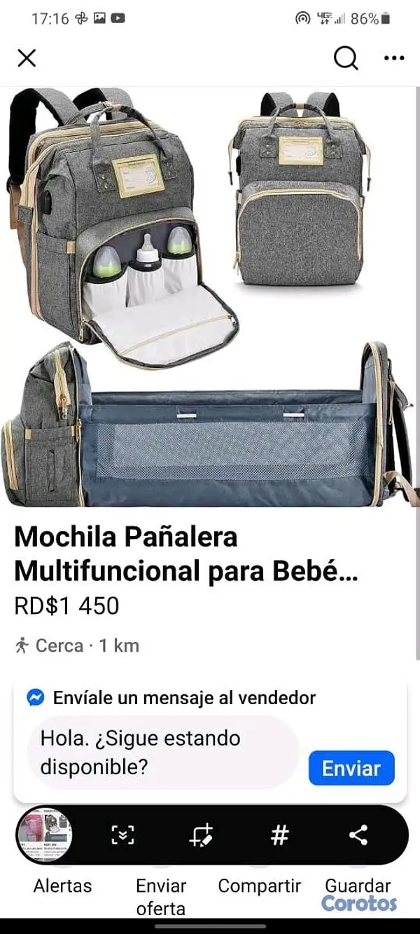 coches y sillas - mochila para bebe 2
