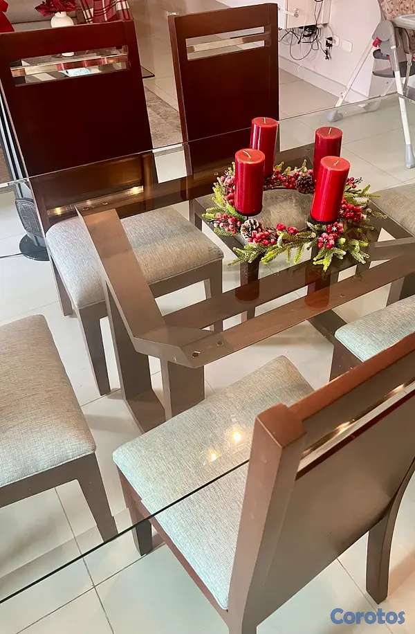 decoración y accesorios - Comedor de 6 sillas  2