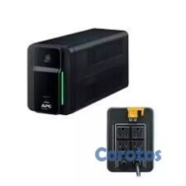 computadoras y laptops - UPS APC BVX700LU-LM BACK-UPS, 700VA, 360 WATTS, 120V, AVR, CARGA USB, 4 TOMAS  2