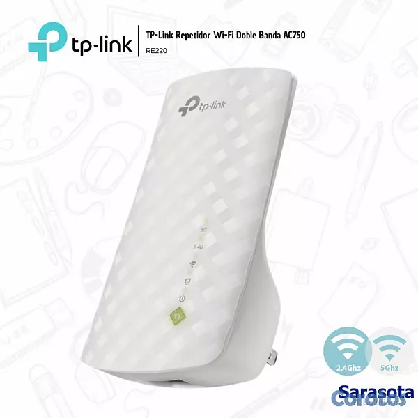 accesorios para electronica - TP-Link Repetidor Wifi AC750 RE220 2
