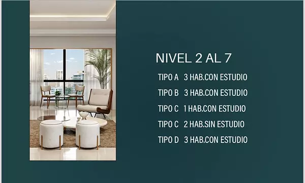 apartamentos - Apartamento en venta en Cacicazgos con Terraza 2