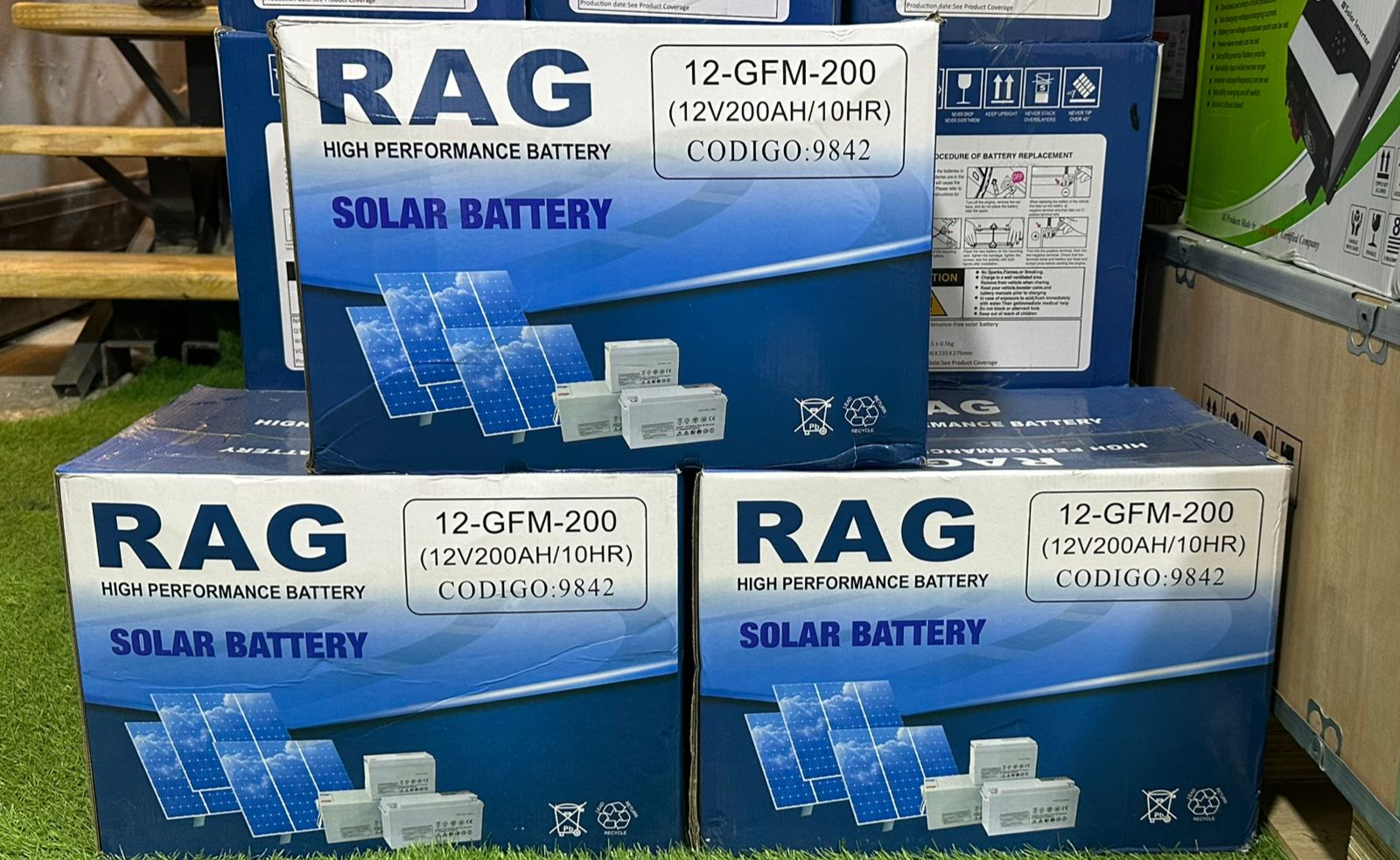 plantas e inversores - BATERIAS RAG DE GELATINA 200AH (JACOBO SOLAR) 0