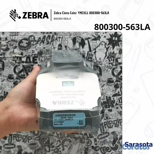 accesorios para electronica - Zebra Cinta Color YMCKLL 800300-563LA 3