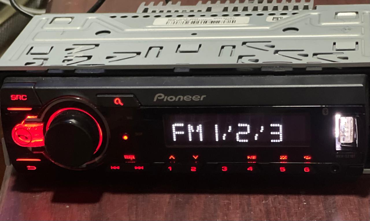 accesorios para vehiculos - Radio pioneer bluetooth usb aux fm am 1