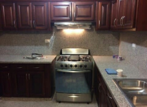 muebles y colchones - Frente de cocina en madera  2
