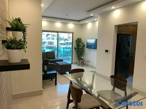 apartamentos - ALQUILO Amueblado apartamento impecable Mirador Norte 9