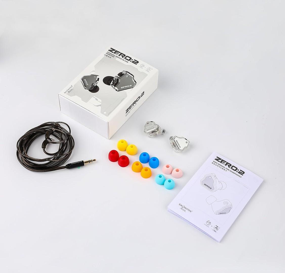 camaras y audio - 7hz x Crinacle Zero 2 Audífonos IEM 10mm DD Cable desmontable 2 pines 0.78mm  5