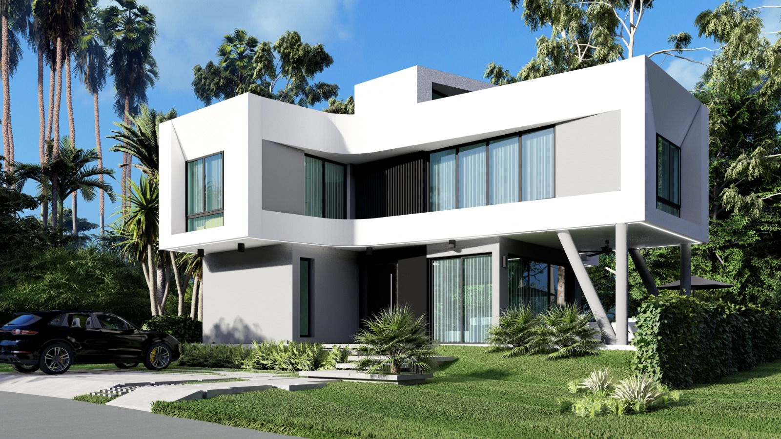 casas vacacionales y villas - Hermosa Villa en Cabarete 0