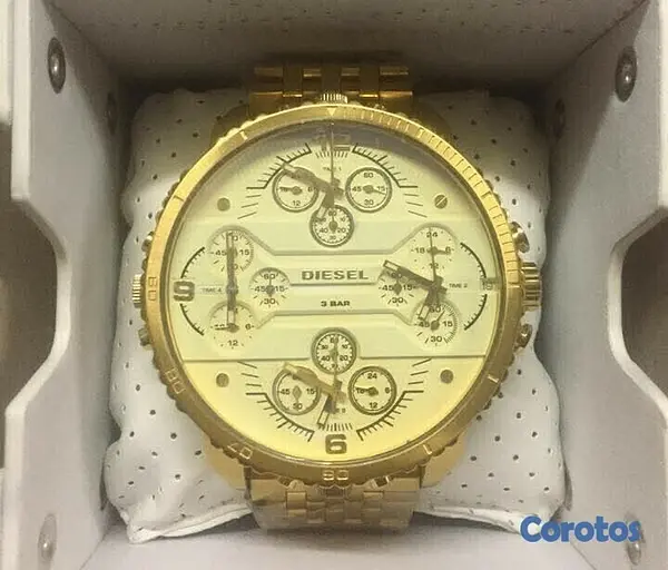 joyas, relojes y accesorios - Reloj Diesel Gran Daddy cuarzo y acero inoxi  3