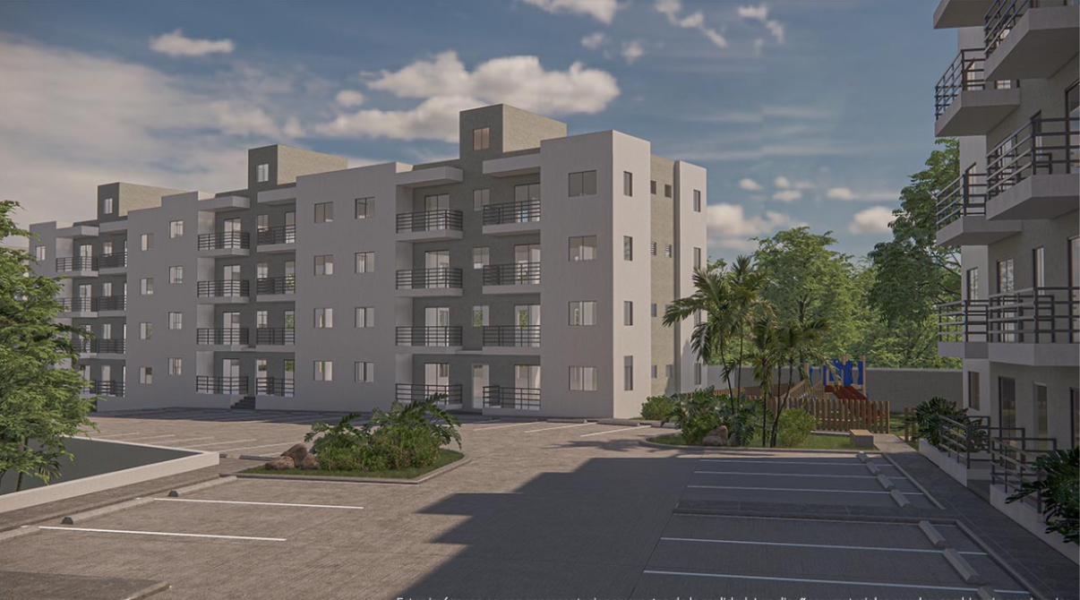 apartamentos - Apartamento en el Km 17 Autopista Duarte 1