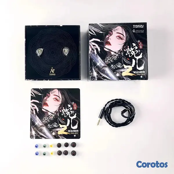 camaras y audio - Tangzu Wan'er 2 auriculares IEM 10mm DD jack 3.5mm y type C con Mic disponibles 4