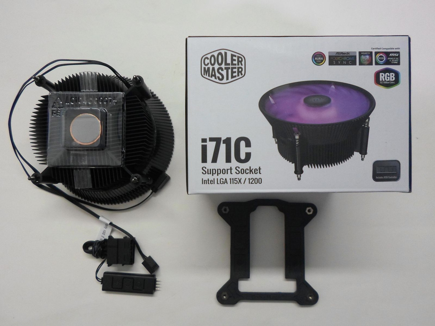 otros electronicos - Fan Cooler Master i71C RGB for Socket 1156/1155/1151/1150/1200 4
