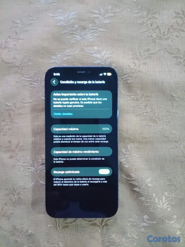 celulares y tabletas - vendo celular iPhone 12 Pro  7