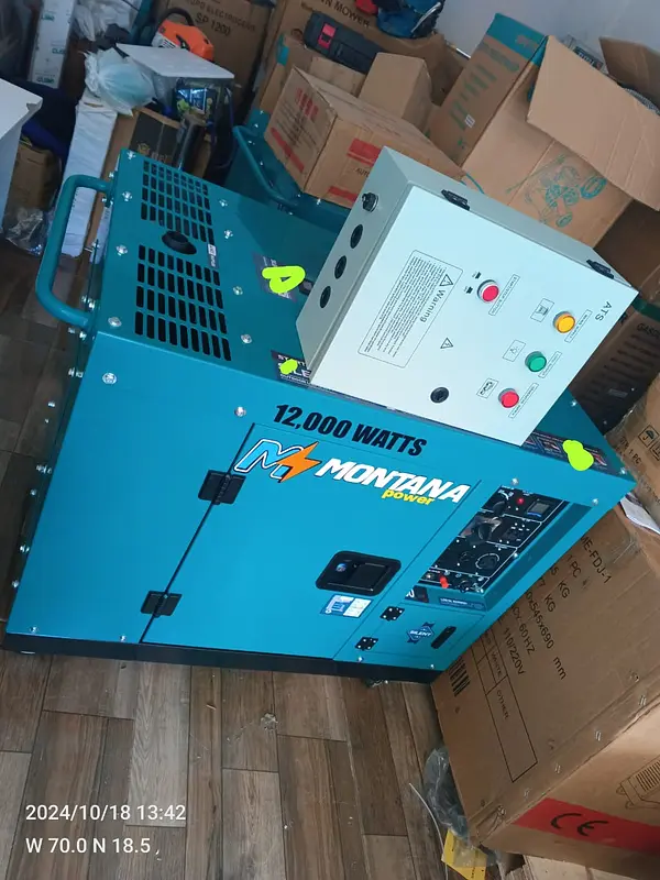construccion e industrial - Planta Eléctrica 12KW Semi-Silenciosa Con Transfer 4