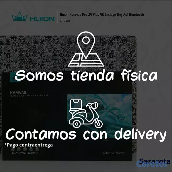 accesorios para electronica - Huion Kamvas 24 Pro 4k GT-2401 3