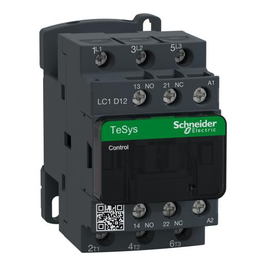 otros electronicos - CONTACTOR LC1D12F7 BOB 110V AC SCHNEIDER 0