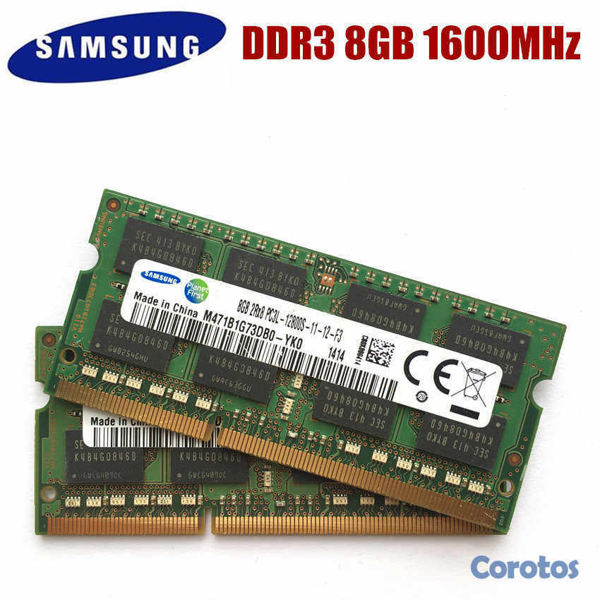 computadoras y laptops - MEMORIA DDR3  4GB Y 8GB 1600MHZ SAMSUNG, 2800GHZ