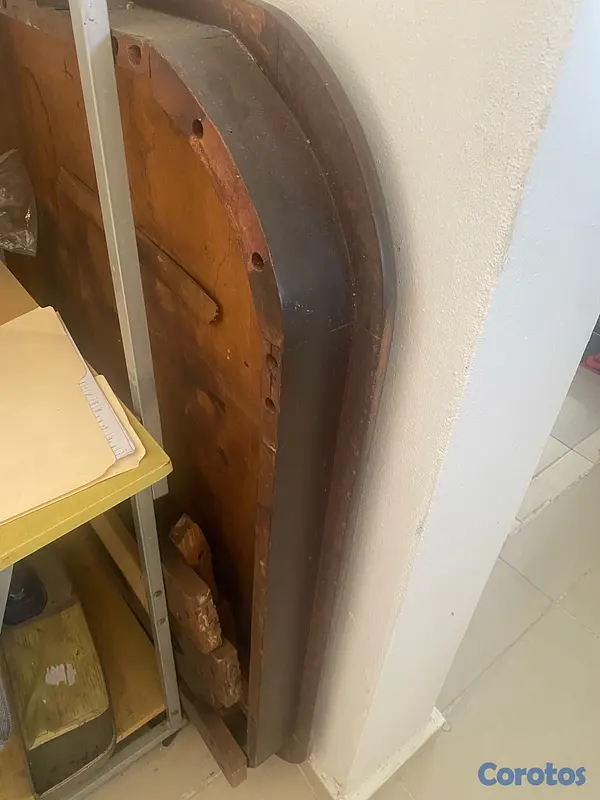 muebles y colchones - mesa en caoba  2
