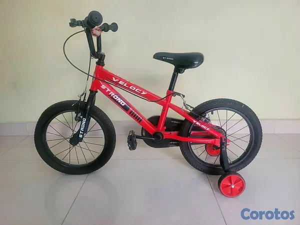 bicicletas y accesorios - Bicicleta aro 16 con rueditas. Prácticamente sin uso.  3