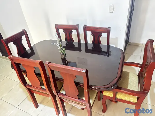 muebles y colchones - Comedor en pino tratado   3