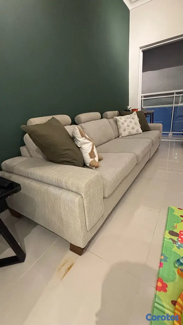 muebles y colchones - Mueble para sala con otoman  3