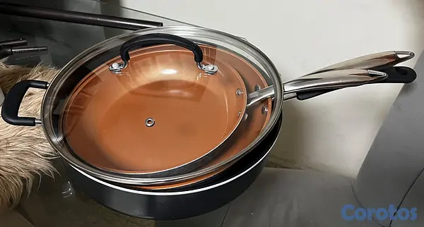 cocina - Juego de tres sartenes marca Gotham steel pro 2