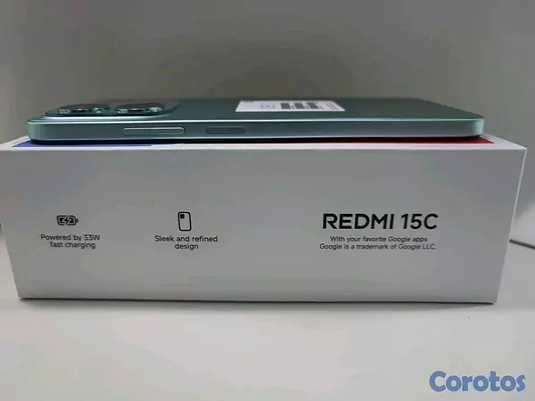 celulares y tabletas - disponible cel REDMI15c 256GB y 8GB memoria ram precio 8500 negociable  4