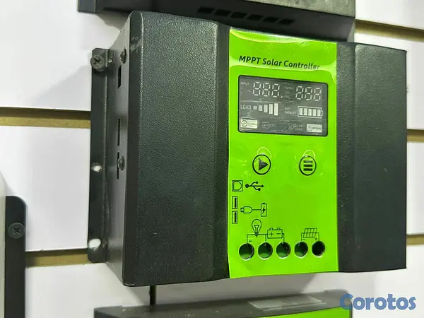 plantas e inversores - CONTROLADOR DE CARGA SOLAR MPPT 30A 12V 24V