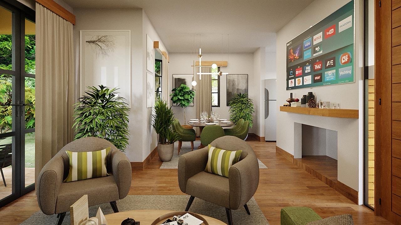 casas vacacionales y villas - VILLA EN JARABACOA EN VENTA RESIDENCIAL CERRADO  4