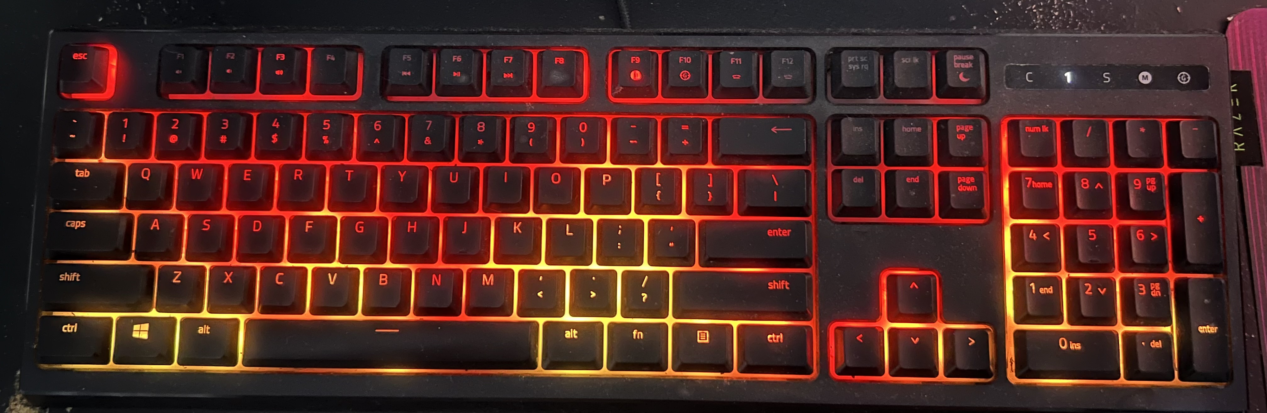 computadoras y laptops - 🔥Teclado razer🐍 ornata Chrome 🔥 0