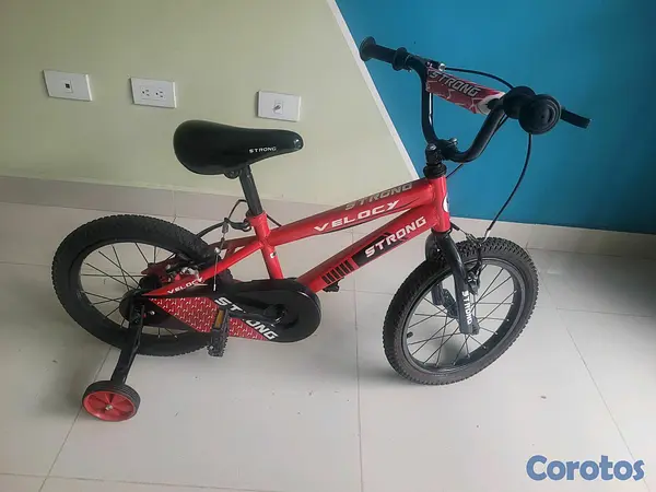 bicicletas y accesorios - Bicicleta aro 16 con rueditas. Prácticamente sin uso.  4