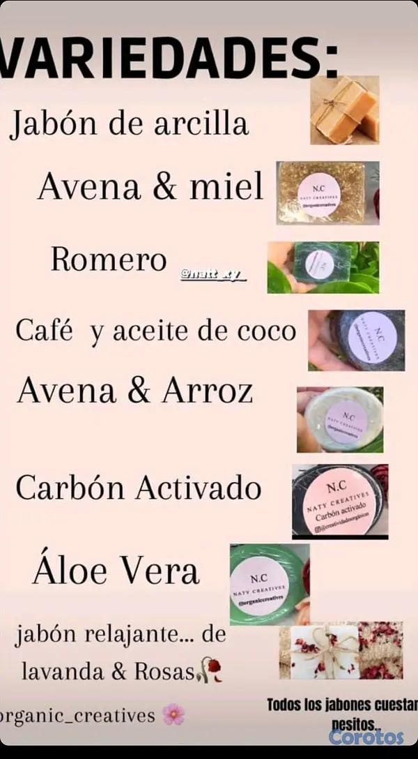 salud y belleza - Jabones Artesanales Naty Creatives - ¡Uno para cada piel! ✨ 2