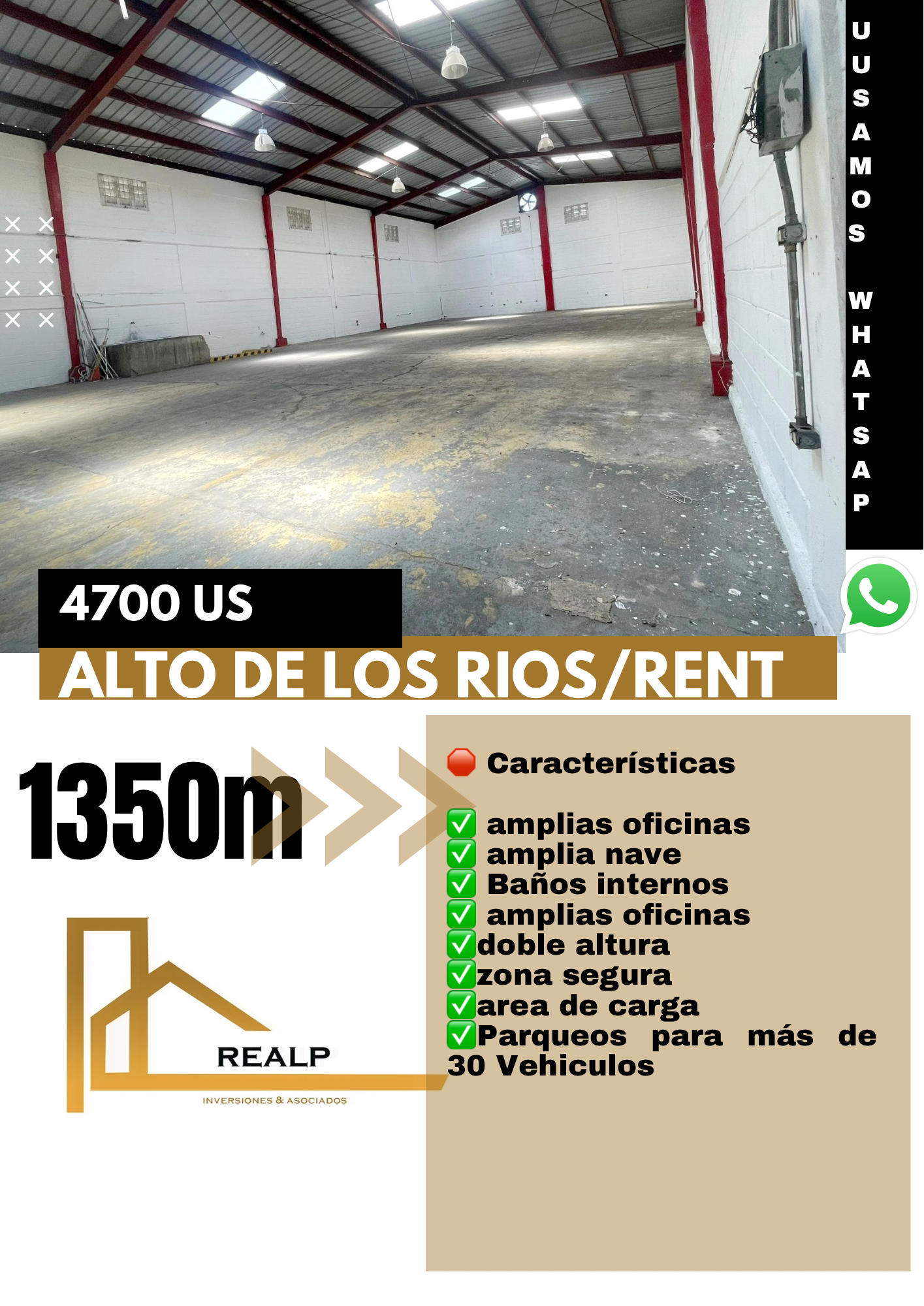 oficinas y locales comerciales - Alquiler nave céntrica en los Rios 0