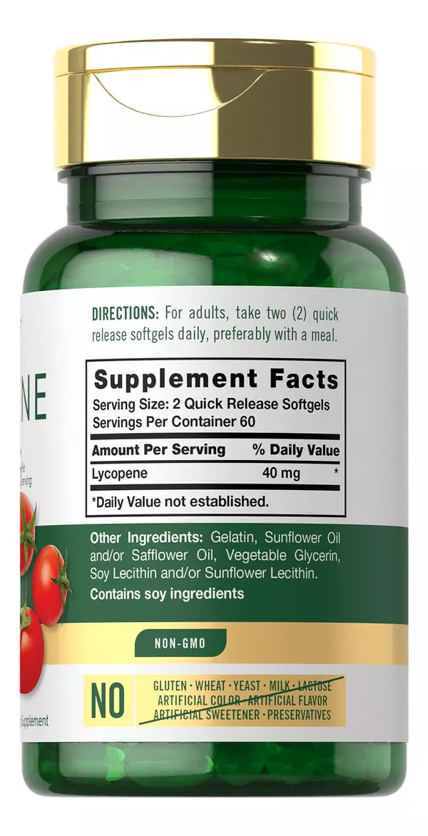 Salud y Equipamiento Médico - Licopeno 40mg 120 Cap Carlyle 2