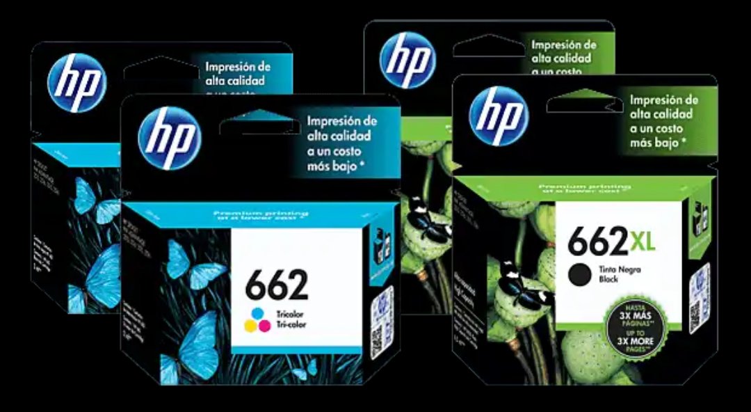 computadoras y laptops - CARTUCHO HP 662XL  ORIGINALES  NEGRO -Y A COLOR  ALTO RENDIMIENTO 0