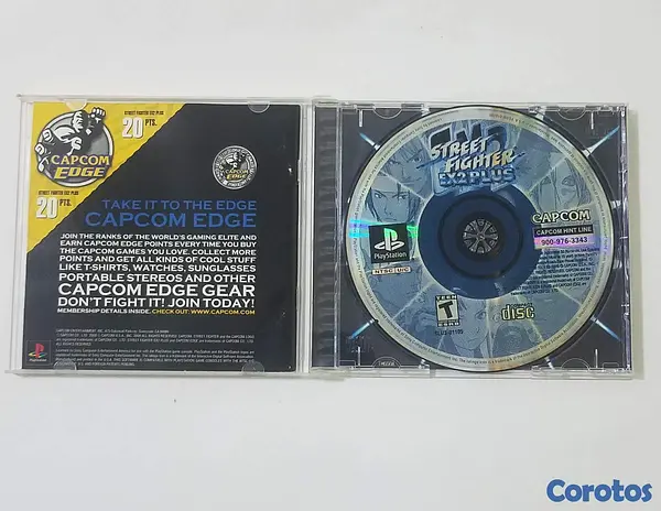 consolas y videojuegos - Street Fighter EX2 Plus de PlayStation 1 COMPLETO 3