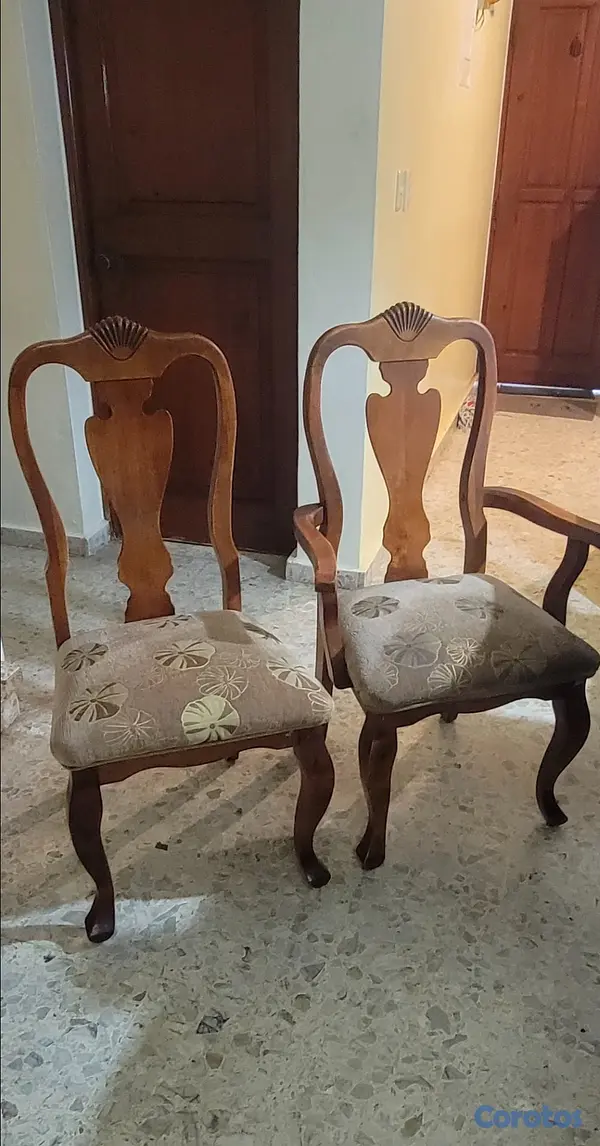 muebles y colchones - Comedor familiar de 6 sillas 4