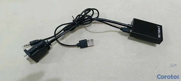 accesorios para electronica - Adaptador VGA salida HDMI 4