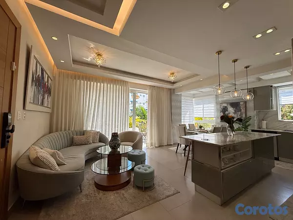 apartamentos - alquiler amueblado en Mirador Sur moderno nuevo  2