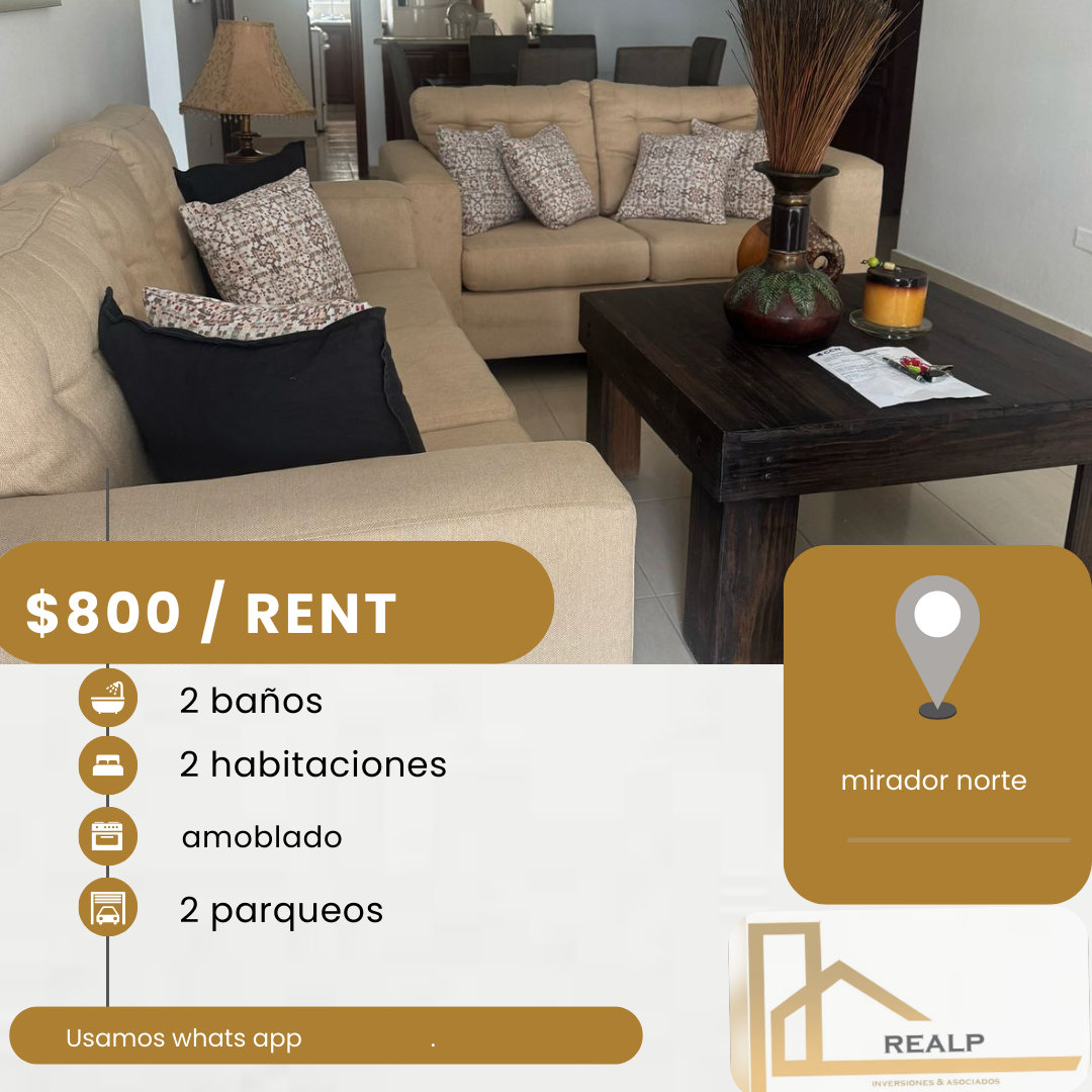 apartamentos - hermoso apartamento en el mirador norte 