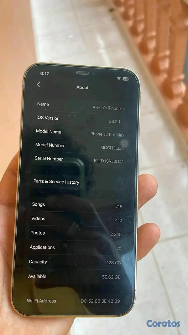 celulares y tabletas - IPhone 12 Pro Max 128 Factory Negociable 8