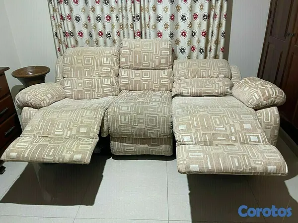 muebles y colchones - Sofa reclinable 2 + 1 3