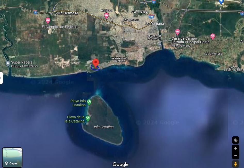 solares y terrenos - Solar en la Romana Frente a isla Catalina de 195mil metros  0