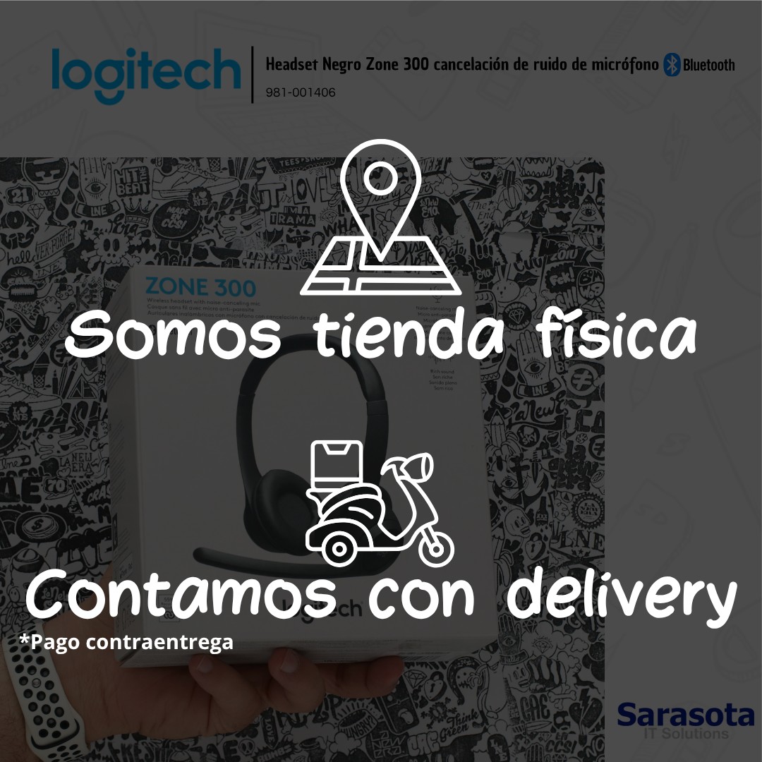 camaras y audio - Logitech Headset Zone 300 con micrófono Bluetooth  3